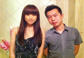 广州先锋与明星合影